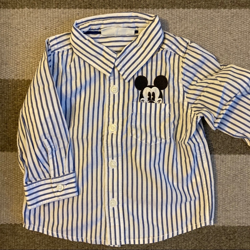 Baby Gap Mickey button down